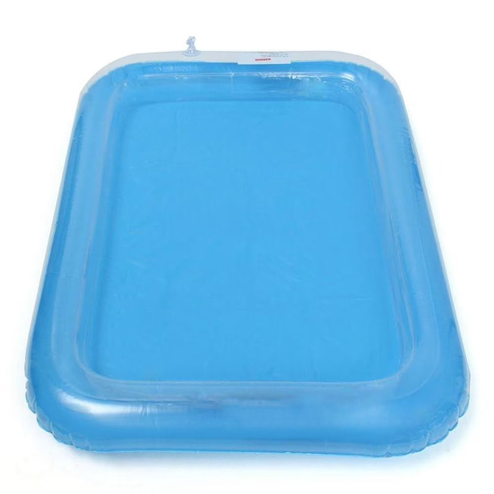 Blue Inflatable Sandbox Play Sand Toy Tray C576