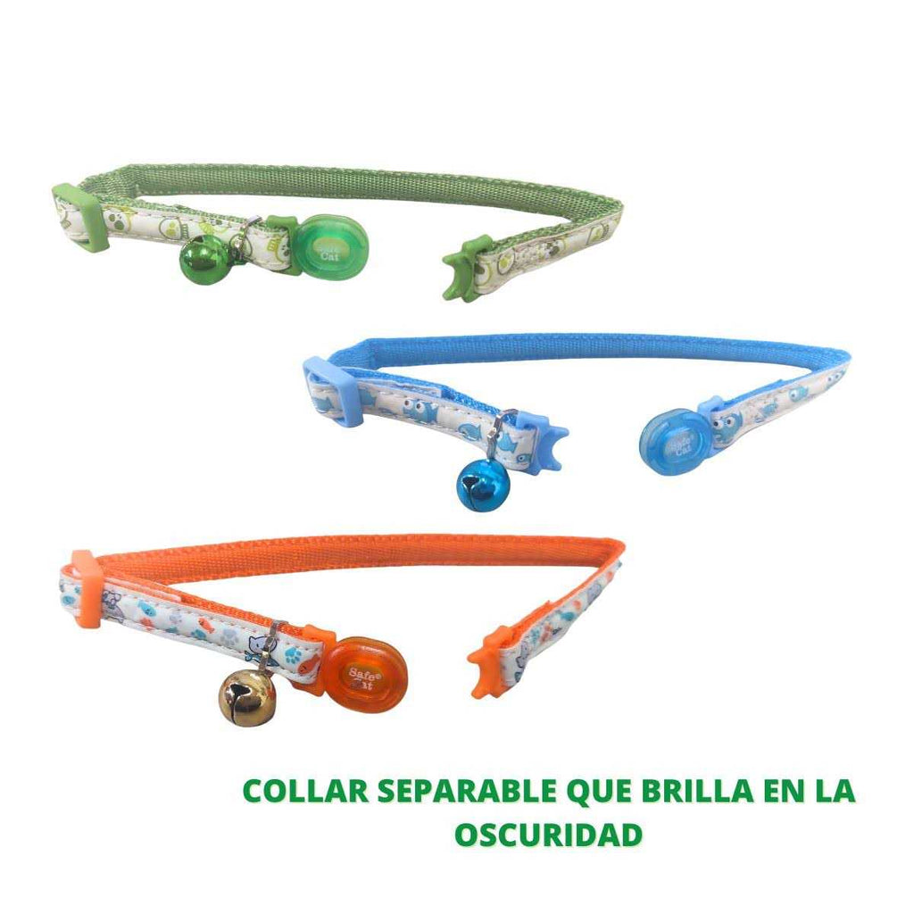 Glow in The Dark Adjustable Breakaway Cat Collar Y7043