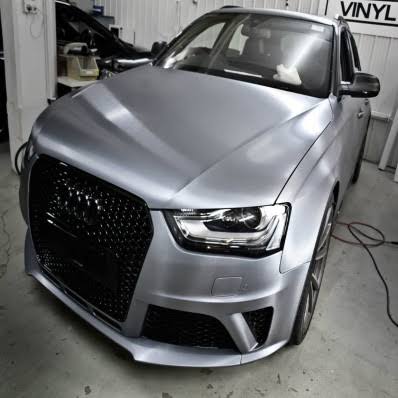 Brushed Gunmetal Aluminium Car Vinyl Wrap Film 152cm x 100cm Silver Brushed Aluminium G990