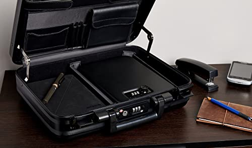 Large Black Portable Security Case Lock Box F40512