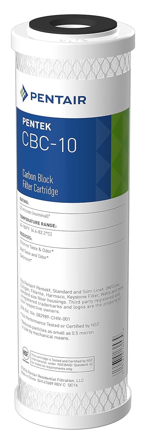 20-Inch Carbon Block Water Filter Cartridge H4407