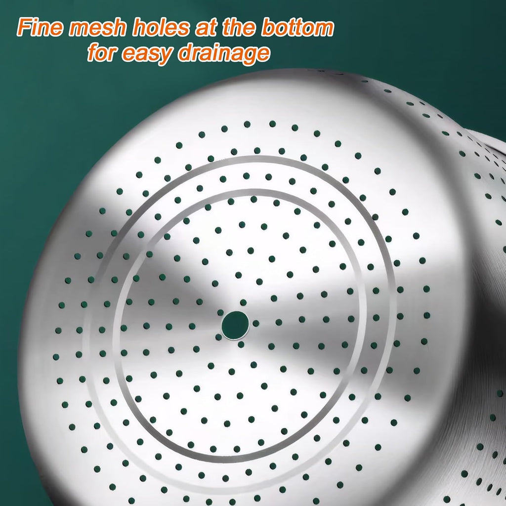 6L Stainless Steel Salad Spinner C213