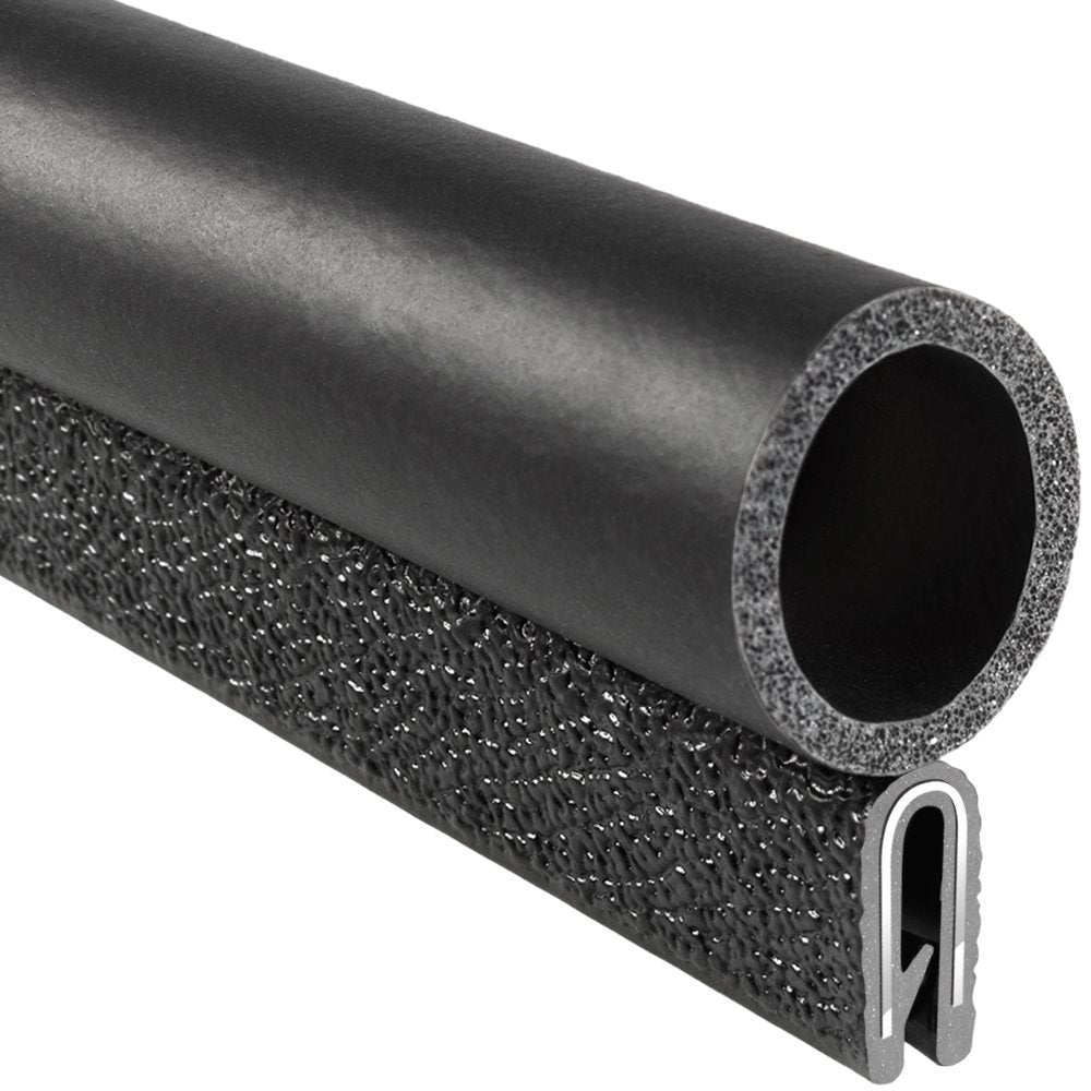PVC Trim Seal with EPDM Rubber Bulb, 25' Length R8357