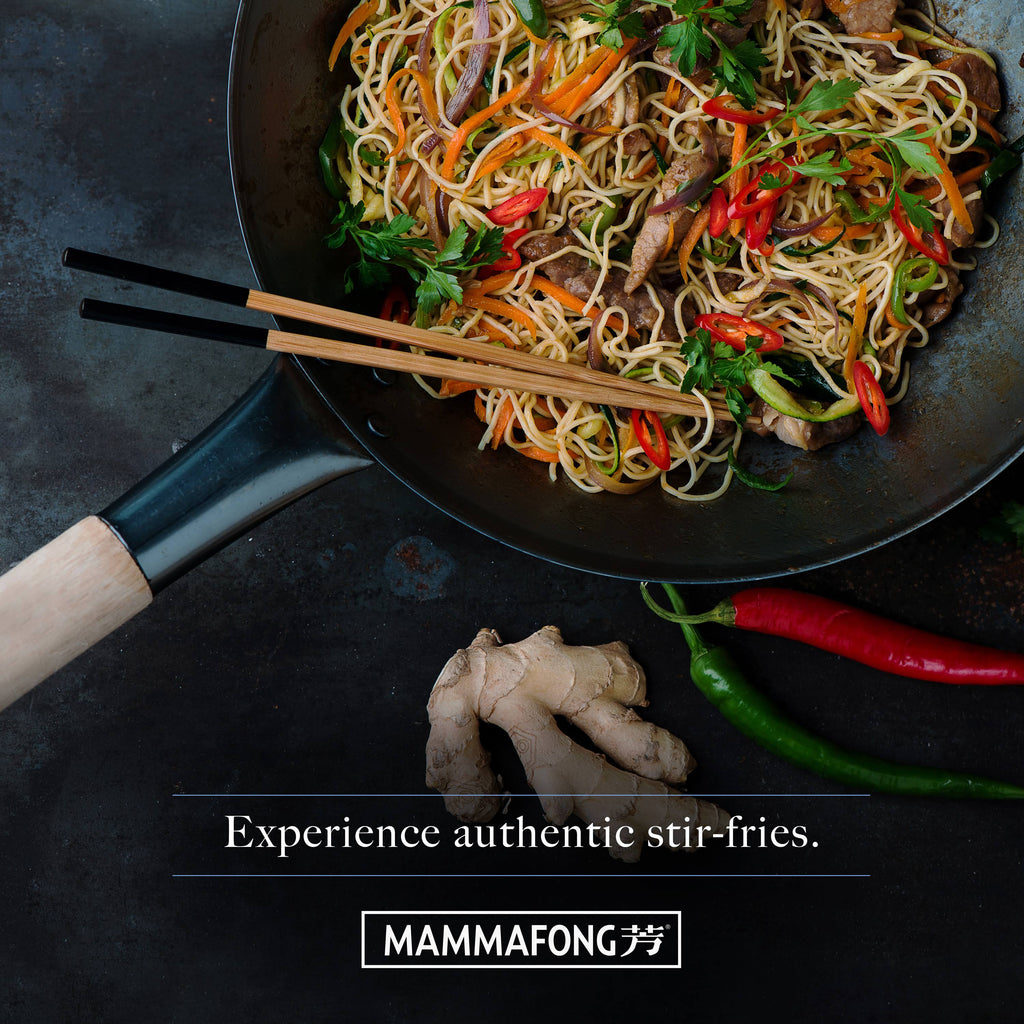 14 inch Blue Carbon Steel Wok I9002
