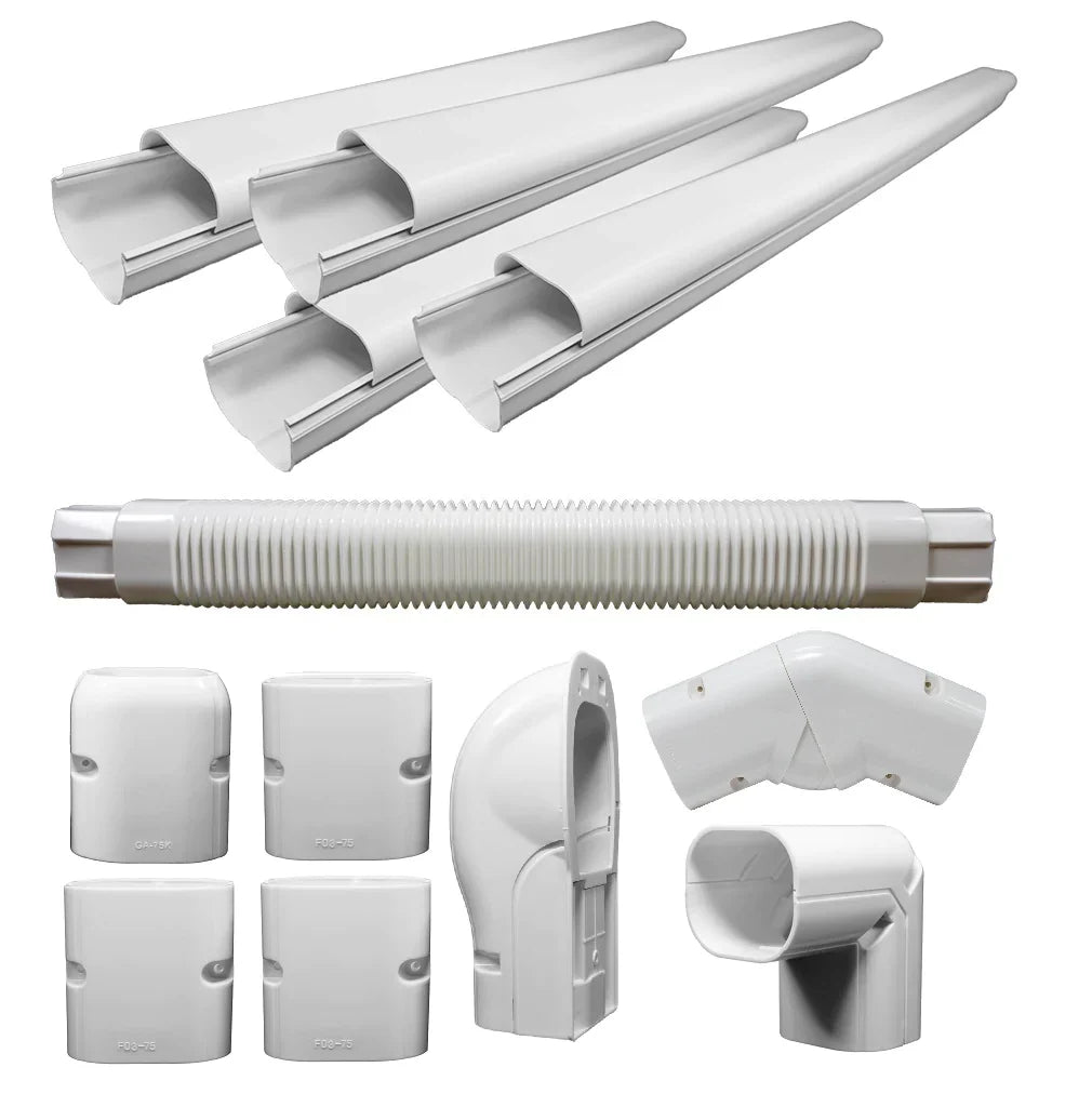 PVC Line Cover Kit for Mini Split Air Conditioners & Heat Pumps Z148
