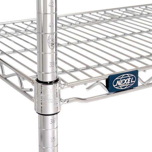 Chrome Wire Shelving Starter 30x22W x 14x22D x 74x22H S4849