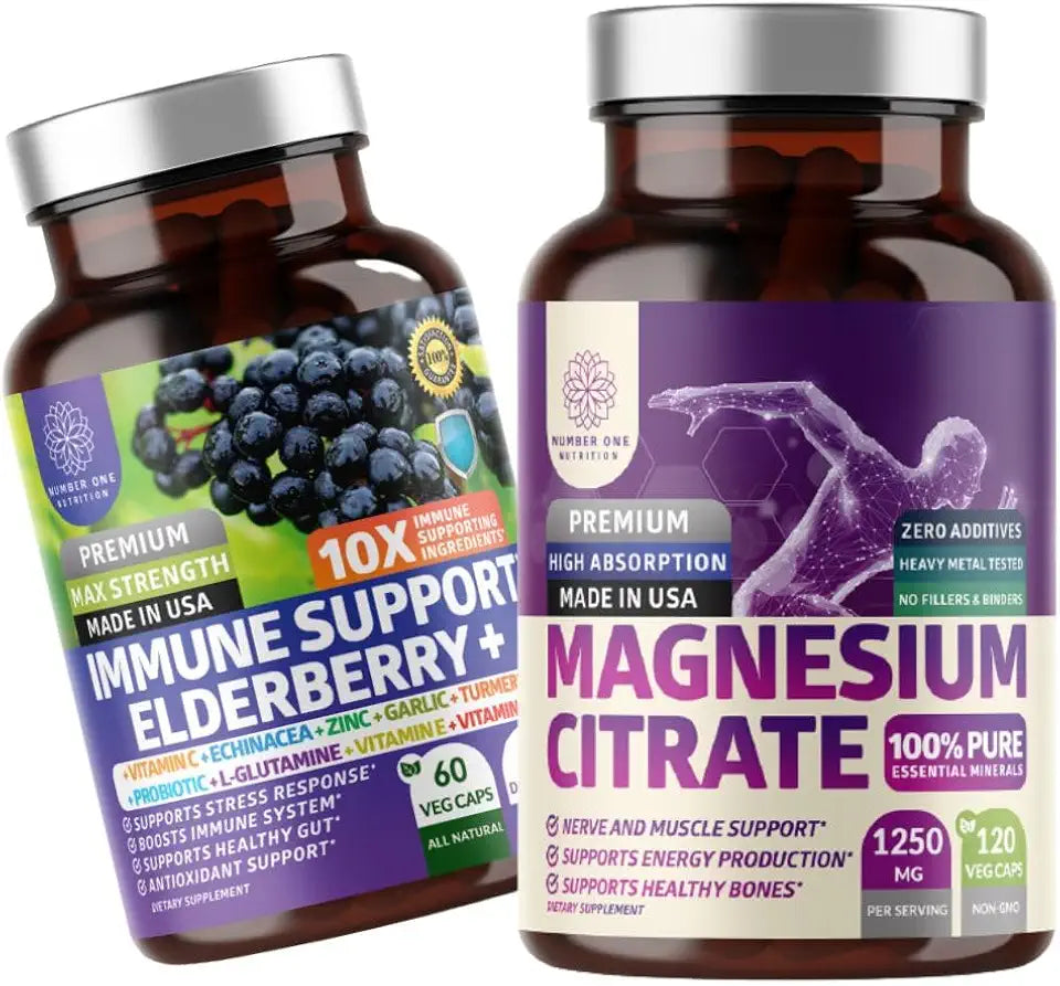 Magnesium Citrate and Elderberry 2 Pack C7889