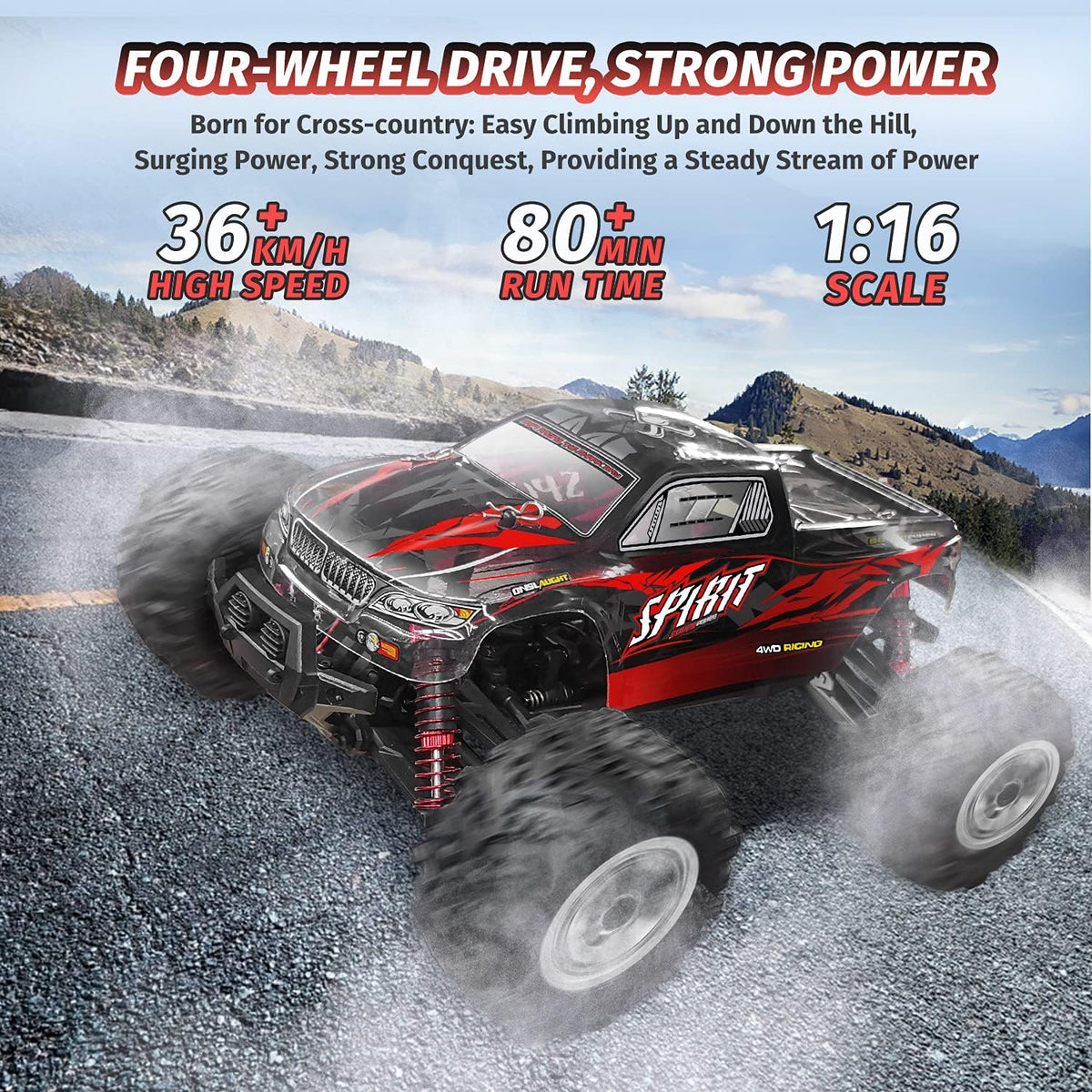 1:16 Scale 4WD Remote Control Monster Truck I984