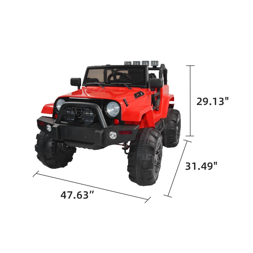 Red 12V Ride on Car Truck with Remote Control Z8903