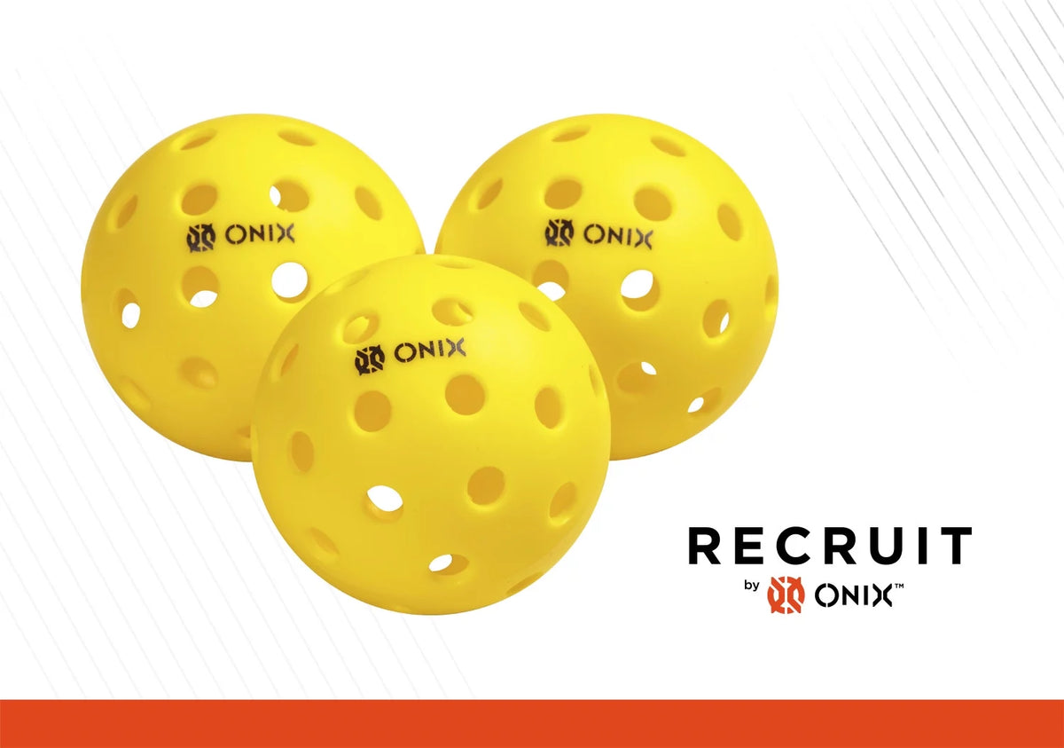 Yellow 3-Pack Outdoor Pickleball Balls Z296768