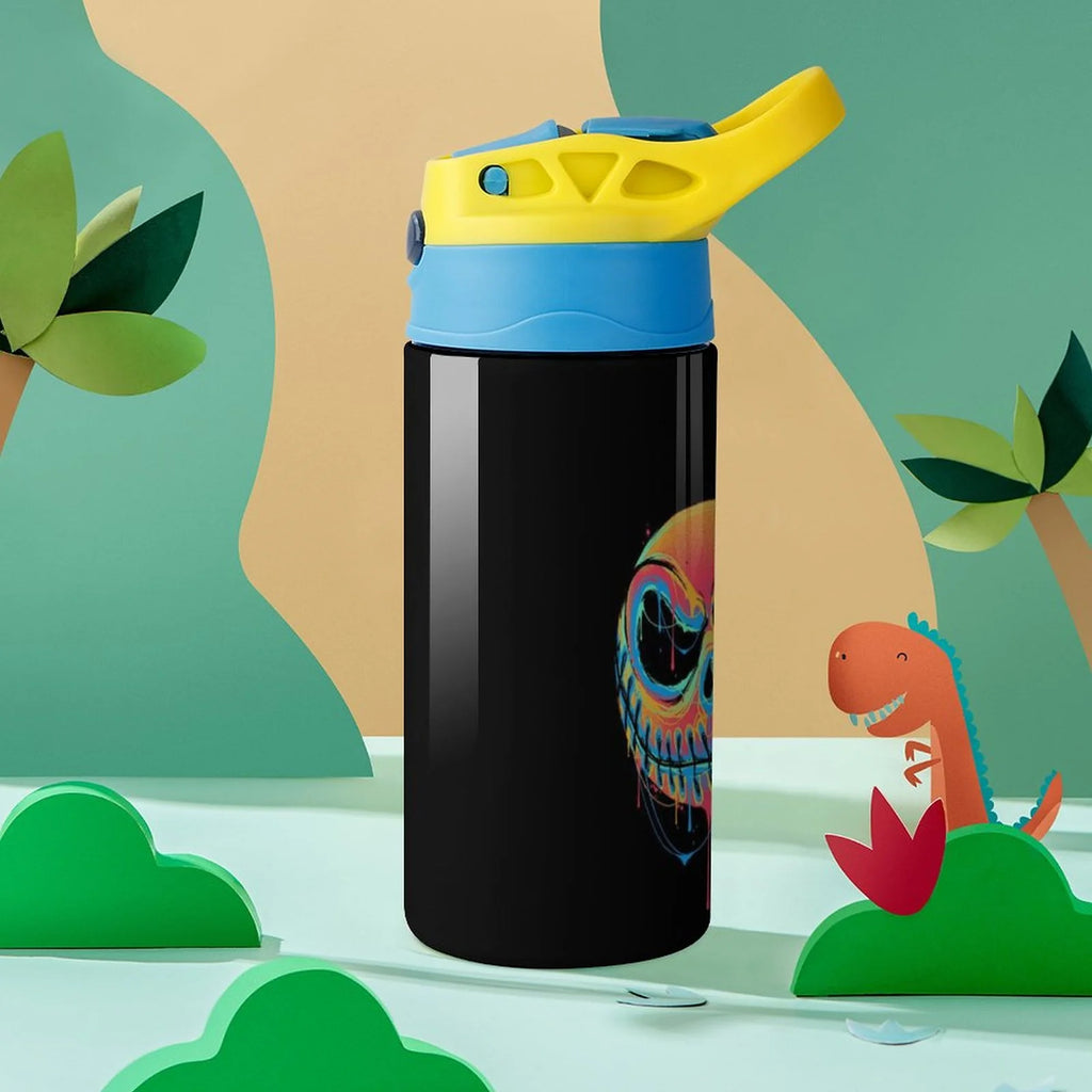 Insulated Stainless Steel Water Bottle with Straw F460418