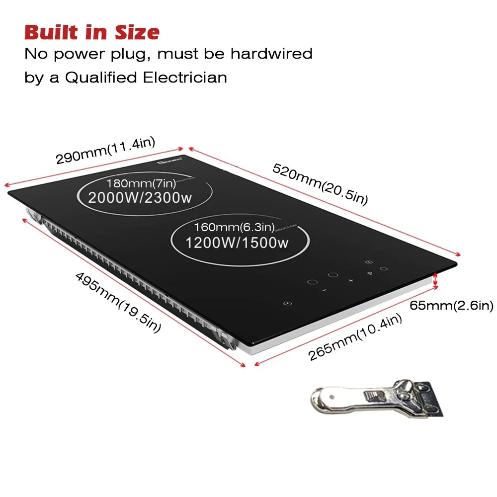 2 Burner Electric Cooktop S87036