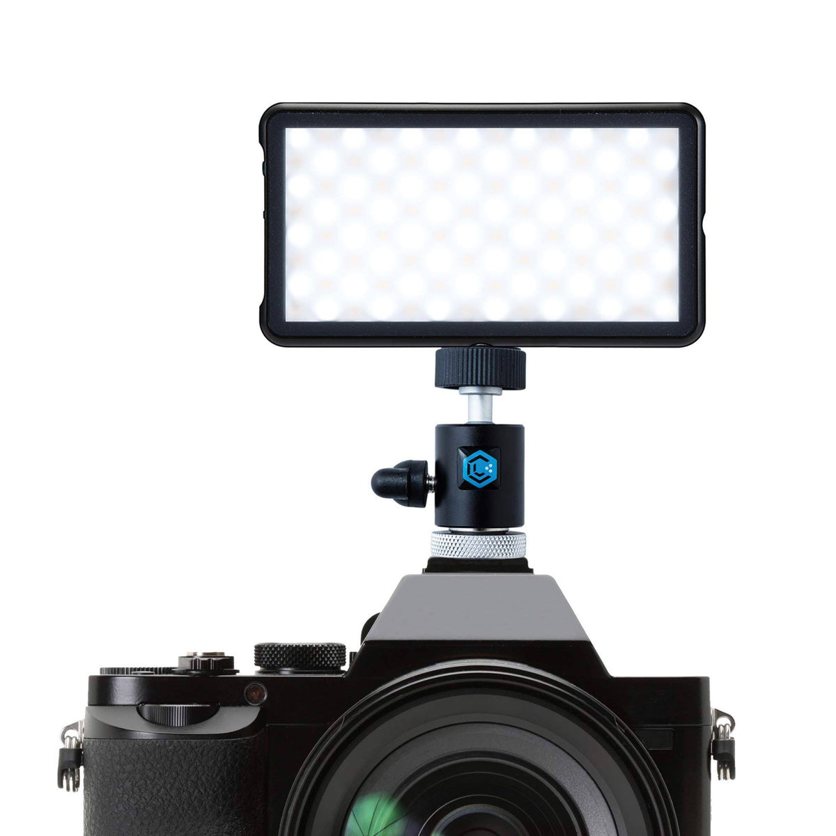 LED Light with Ball Head Camera Mount and Light Stand Adapter S98338
