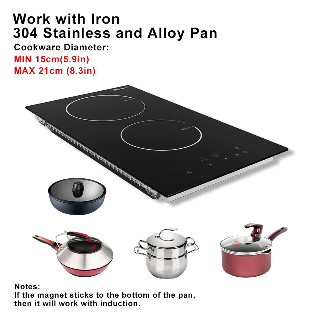 2 Burner Electric Cooktop S87036