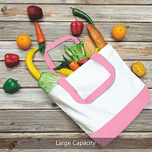 3-Pack 12oz Cotton Canvas Tote Bags M892096