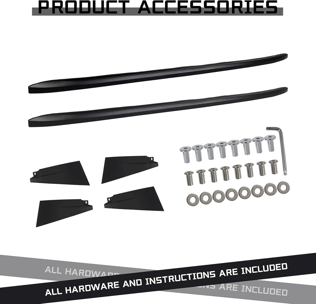 Black Roof Rack Cross Bars Y249