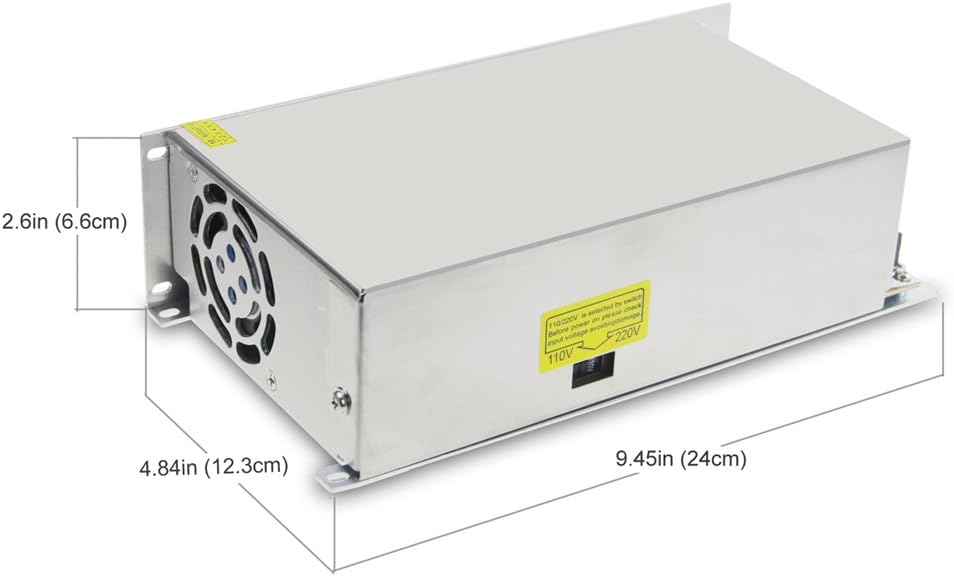 24V 25A 600W Switch Mode Power Supply LED Driver AC to DC Converter X1968