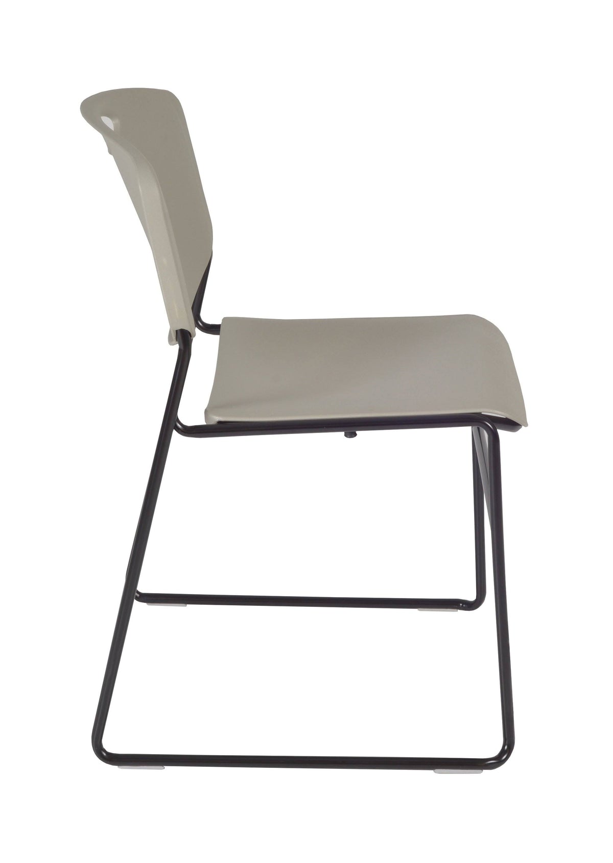 Cherry Training Table and 2 Grey Stack Chairs C783338