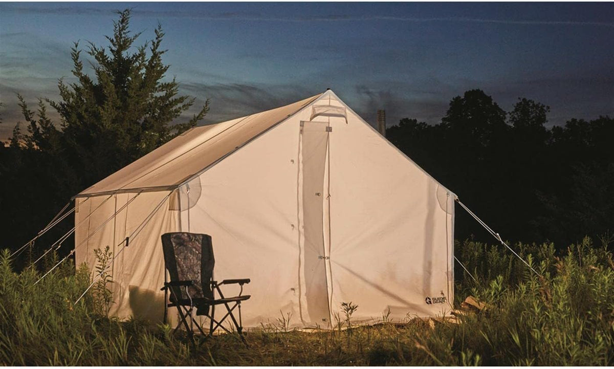 10x12' Canvas Wall Tent with Frame Z6923