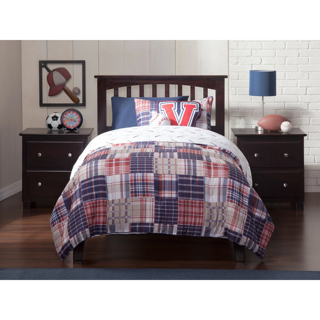 Twin XL Platform Bed with USB Charging Station T351