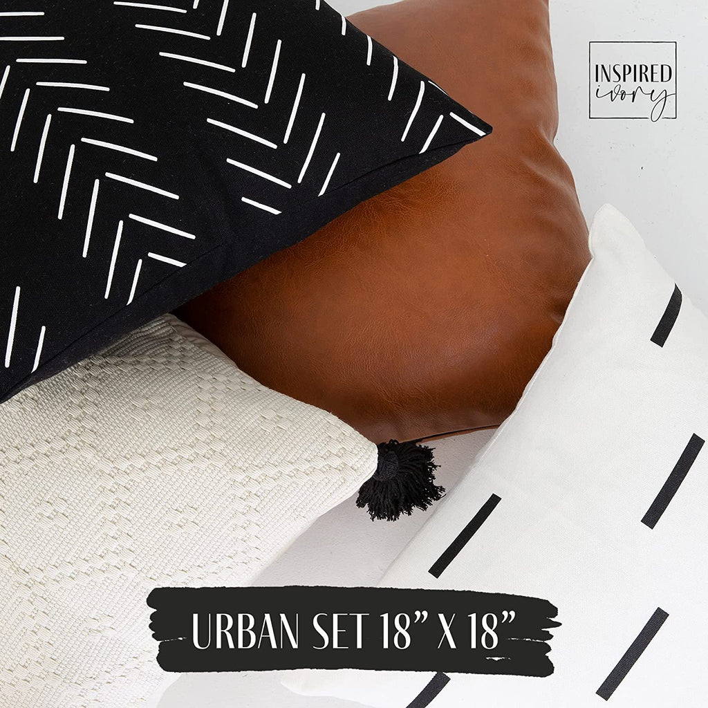 Set Of 4 Throw Pillow Covers D35392