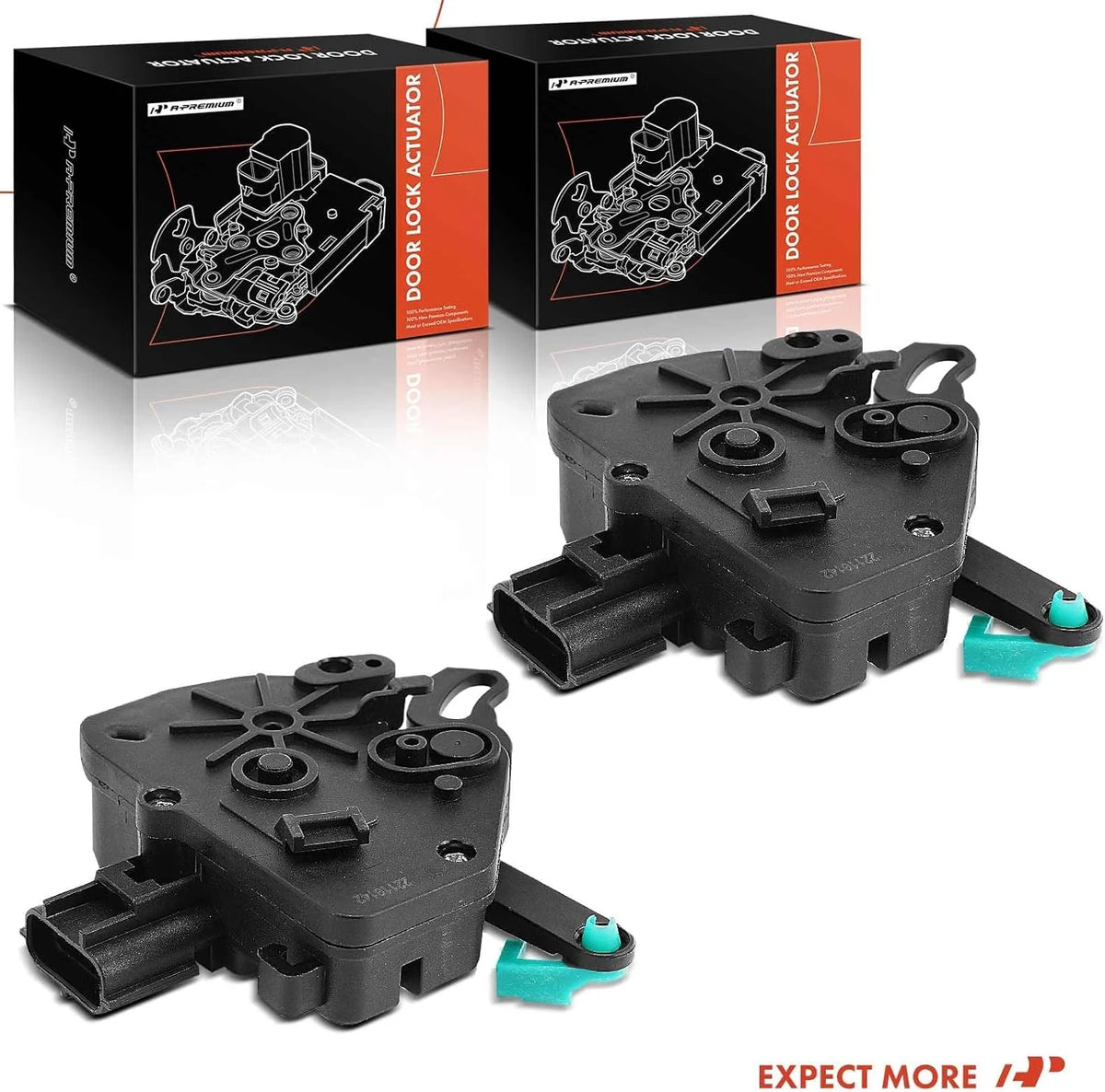 Sliding Door Power Lock Actuators Motors Replacement 2-PC Set B506249