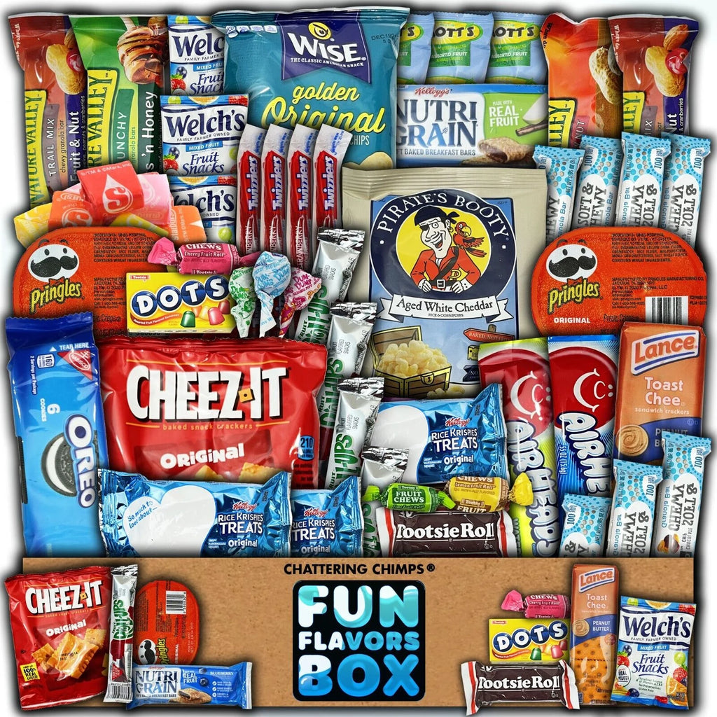 50 Snacks Variety Assortment of Chips, Cookies, Candy, Bars D2210