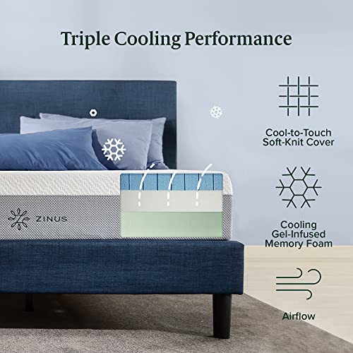 10 Inch Cooling Gel Memory Foam Queen Mattress Y2599