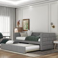 Gray Twin Size Daybed with Trundle L636072