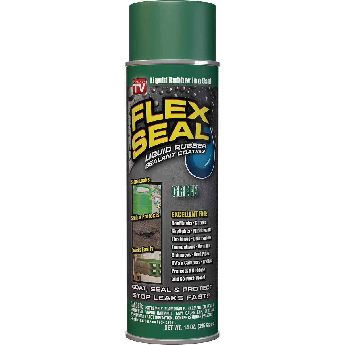 14 oz Green Liquid Rubber Sealant Coating T830