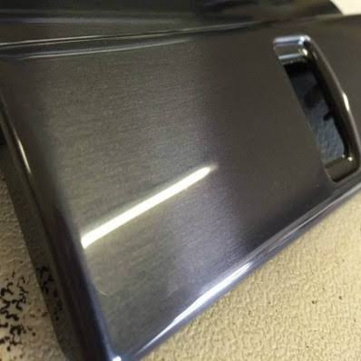 Brushed Gunmetal Aluminium Car Vinyl Wrap Film 152cm x 100cm Silver Brushed Aluminium G990
