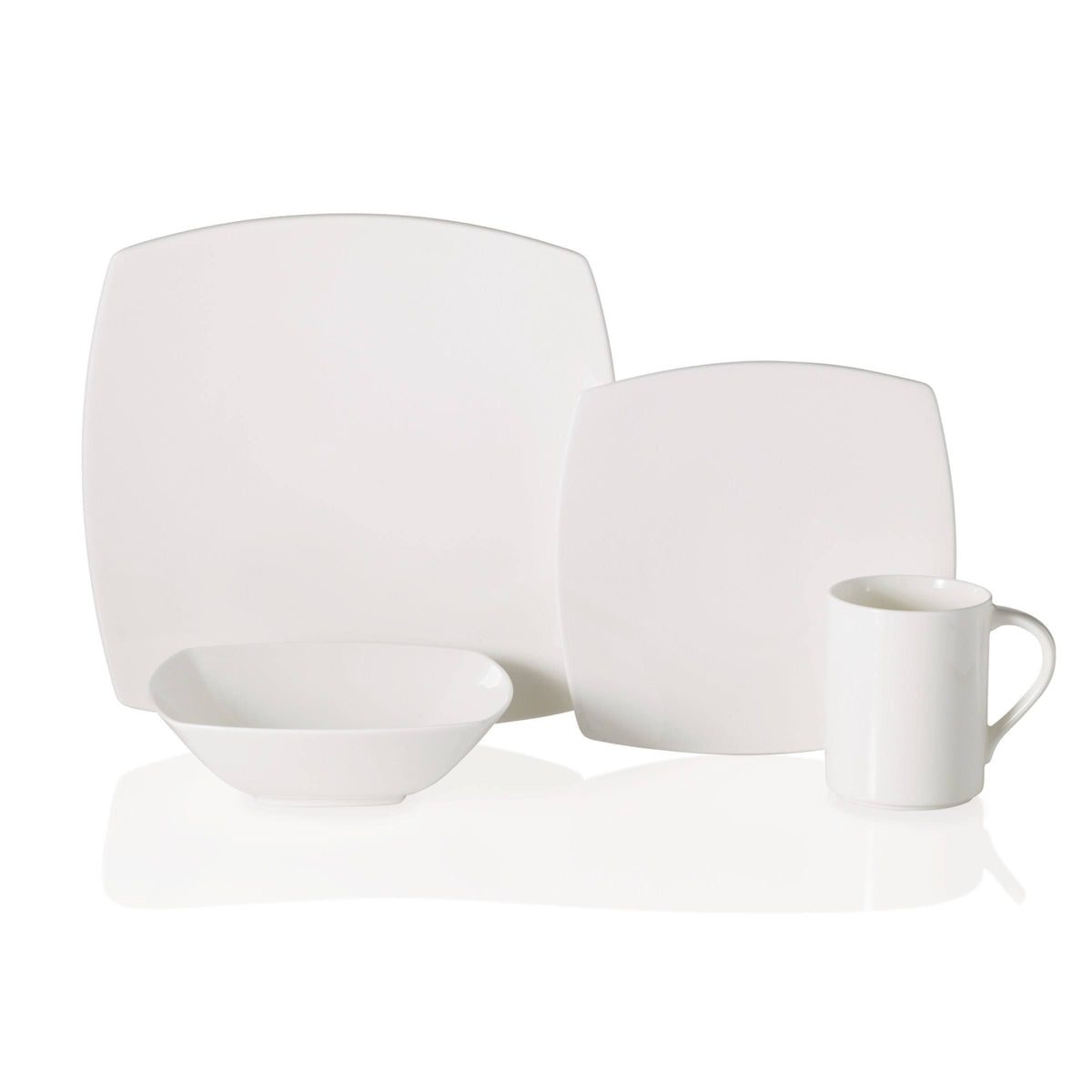 White 4 Piece Place Setting X673
