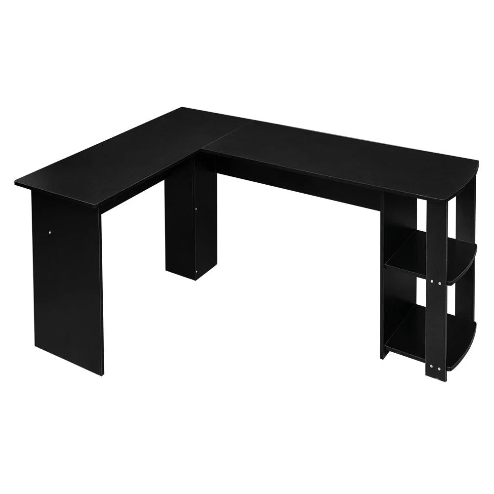 L-Shaped Computer Desk with Bookshelves W364566