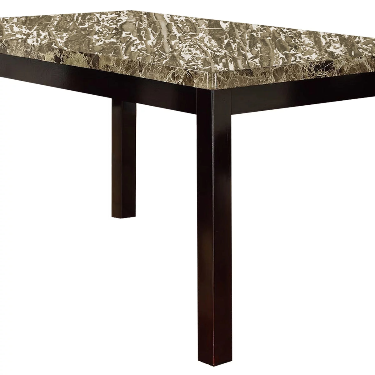 Faux Marble Pine Wood Dining Table L629104