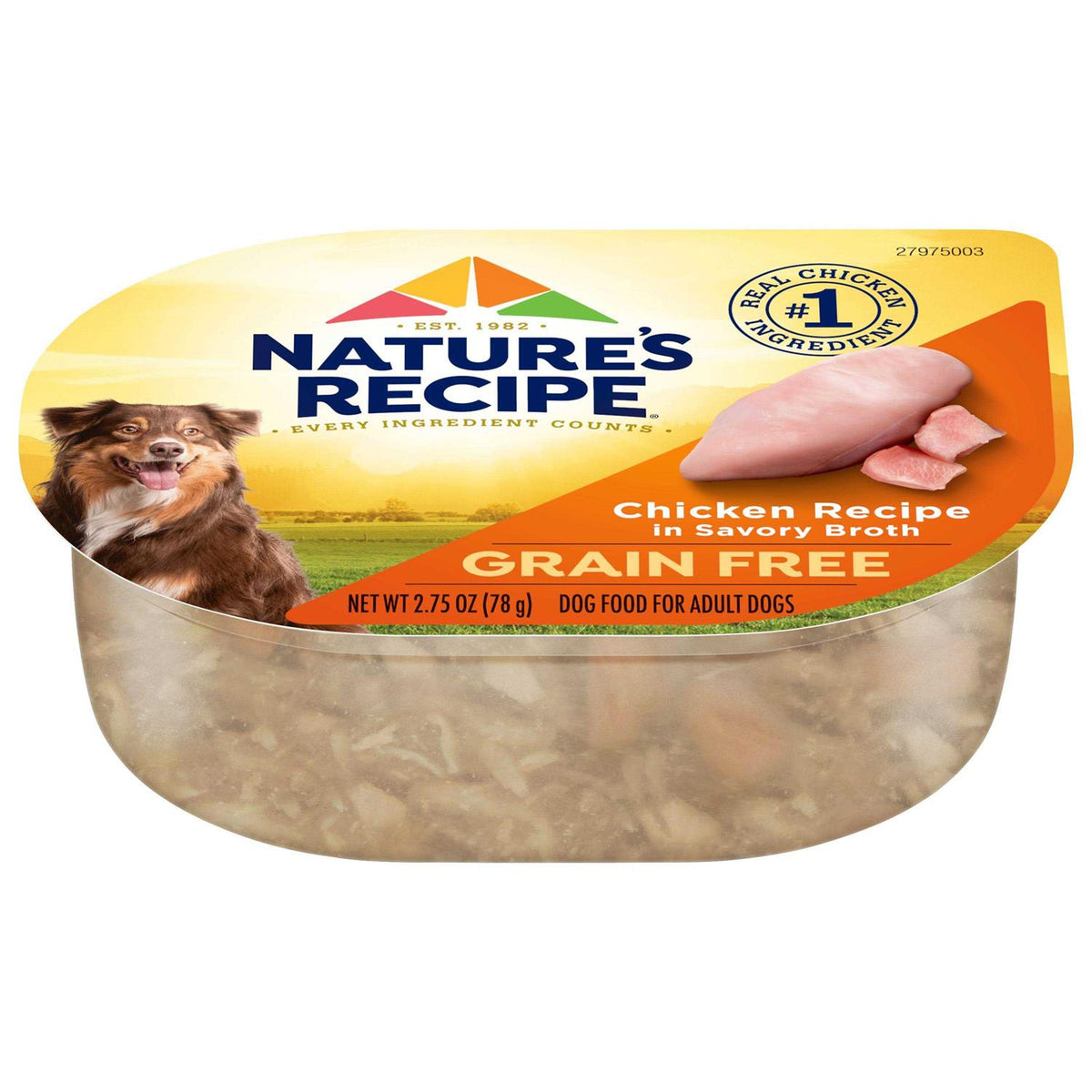 Grain Free Chicken Recipe in Broth Wet Dog Food I2038