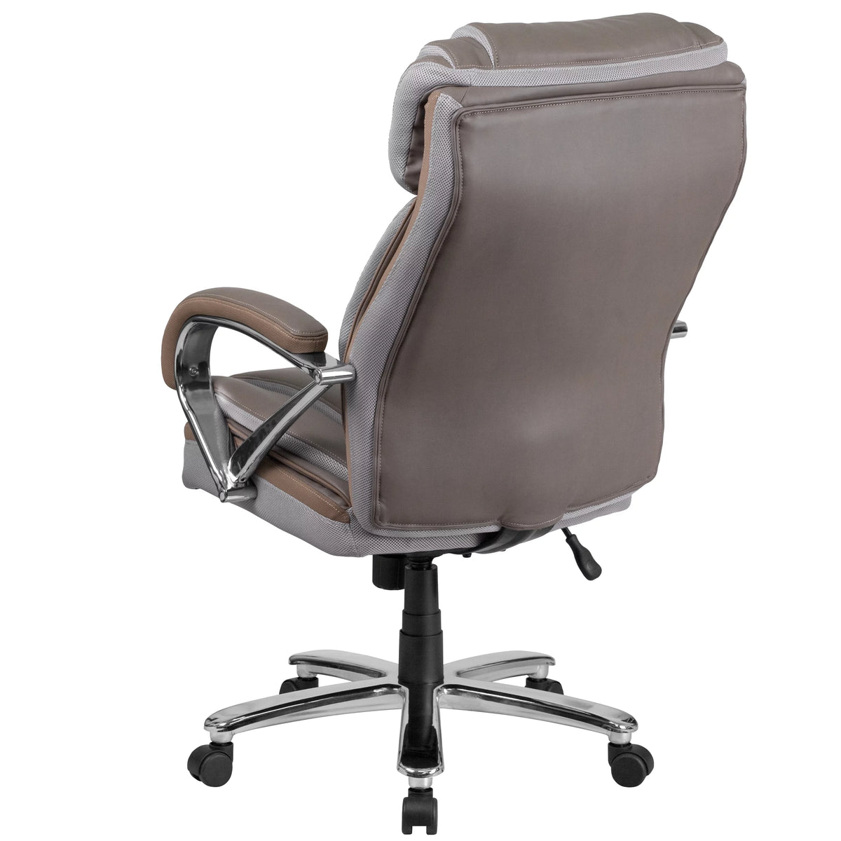 Taupe Ergonomic Office Chair with Extra Wide Seat V88957