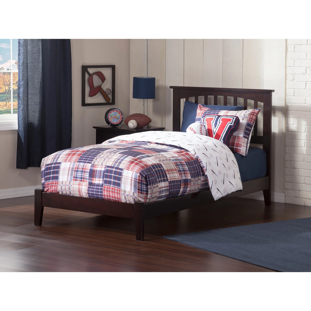Twin XL Platform Bed with USB Charging Station T351
