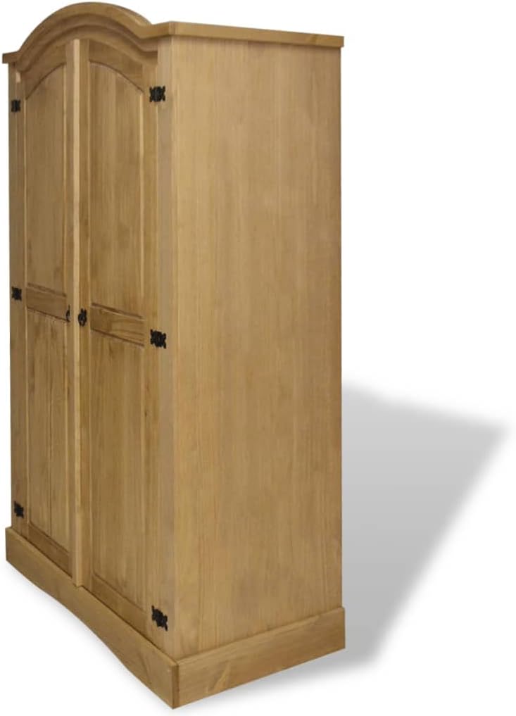 Solid Pinewood 2 Door Wardrobe I389