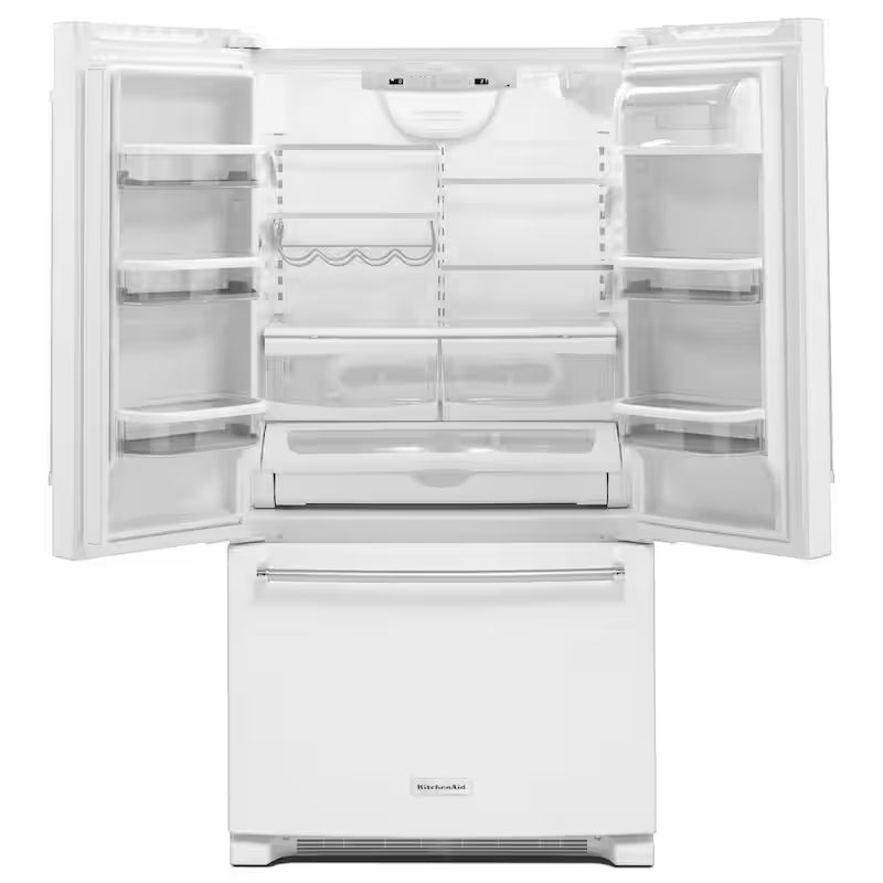 20 cu. ft. Counter Depth French Door Refrigerator in White C363