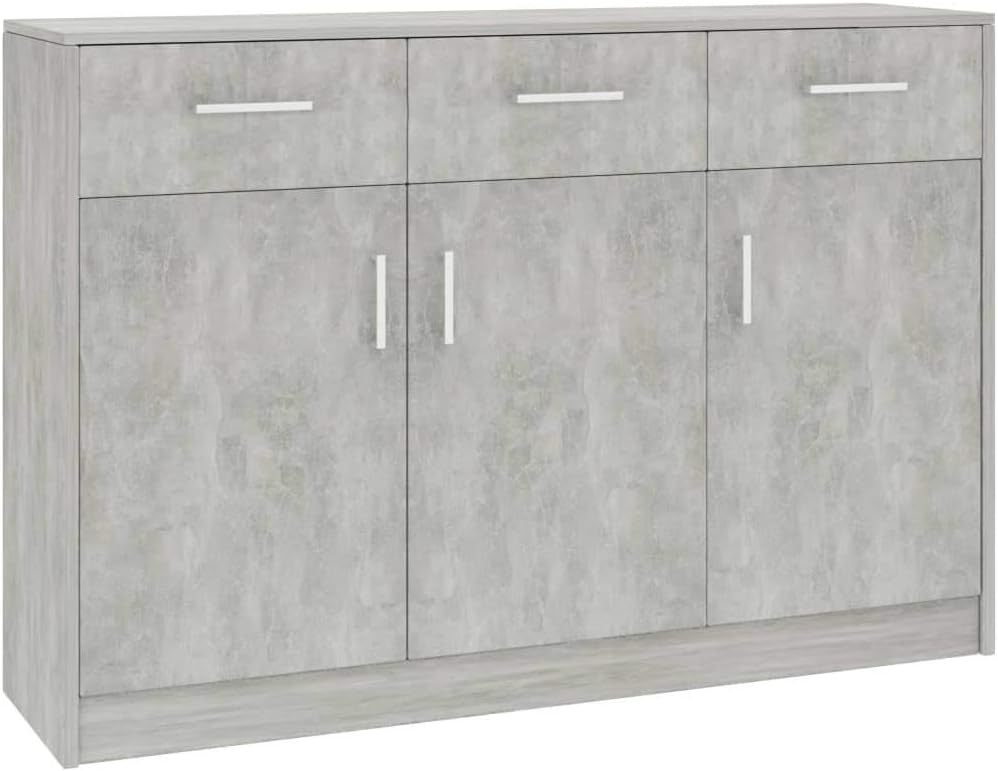 Black Chipboard Sideboard A350