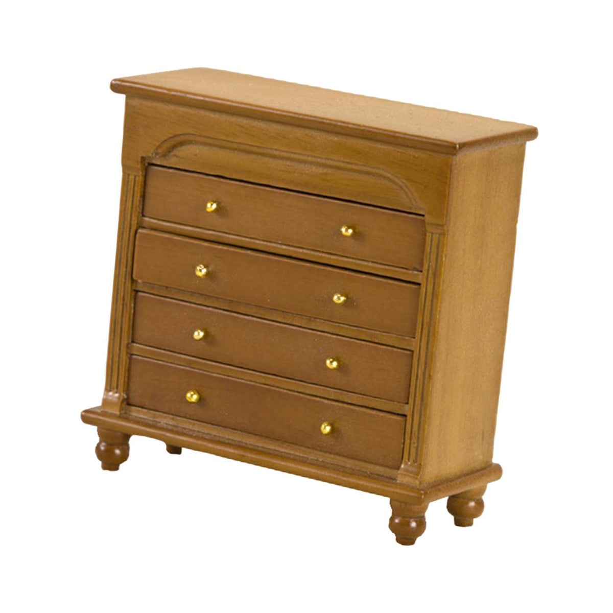 1/12 Scale Dollhouse Sideboard Miniature Cabinet Simulation Furniture Model walnut color V327