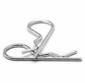 .072 x 1 7/8 Zinc Plated Low Carbon Steel Hitch Pin Clip Pk 2000 M583354