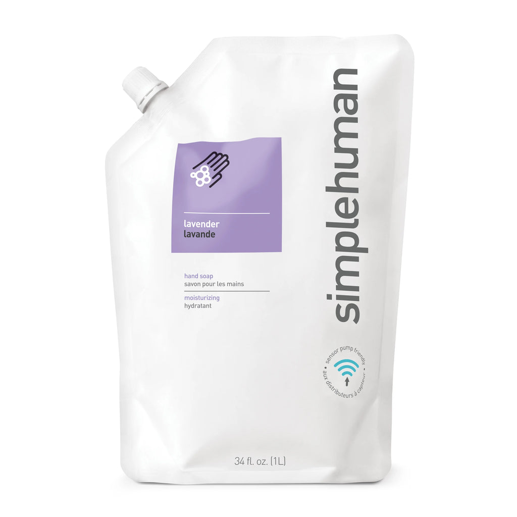Lavender Liquid Hand Soap Refill Pouch, 34 Fl Oz (Pack of 6) W205