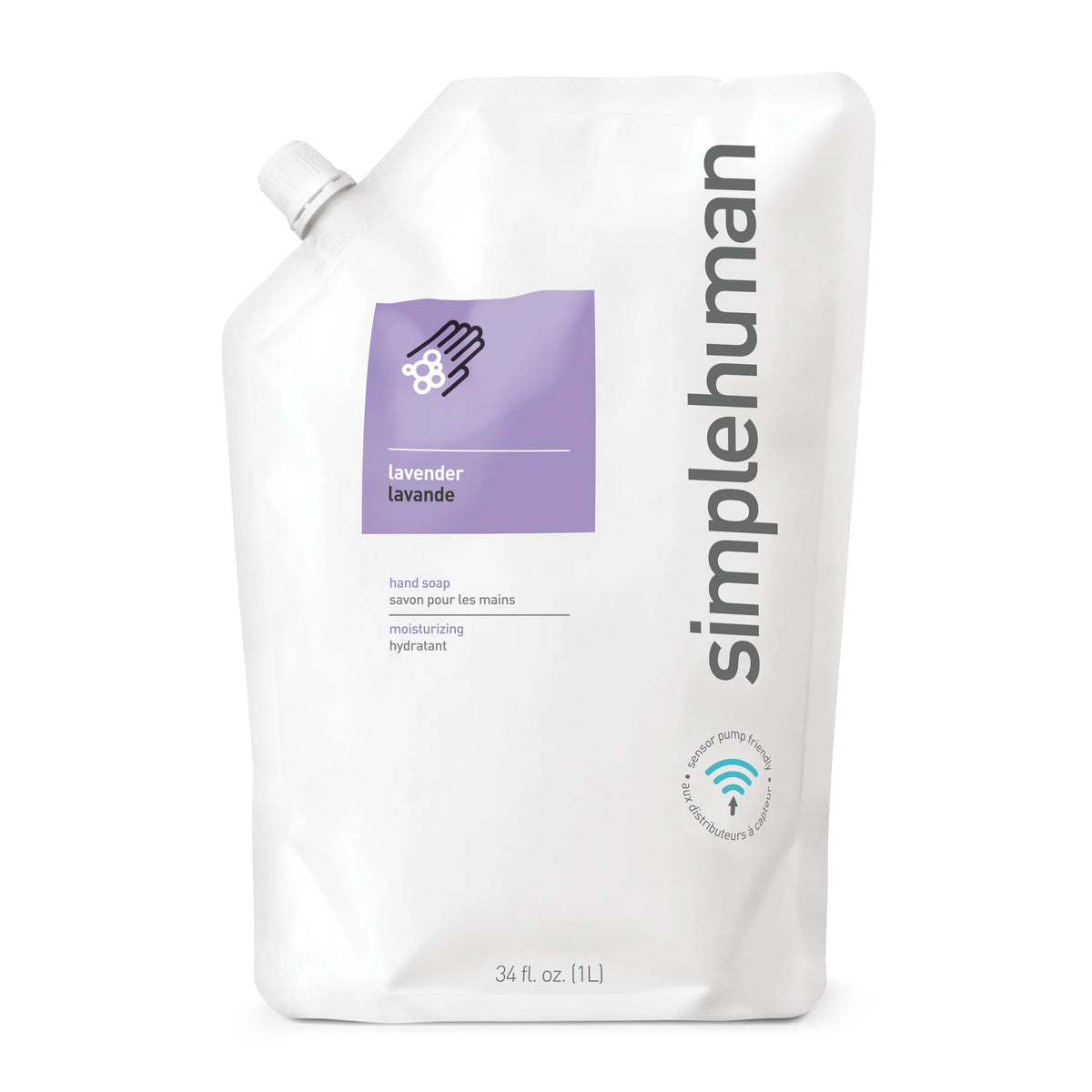 Lavender Liquid Hand Soap Refill Pouch, 34 Fl Oz (Pack of 6) W205