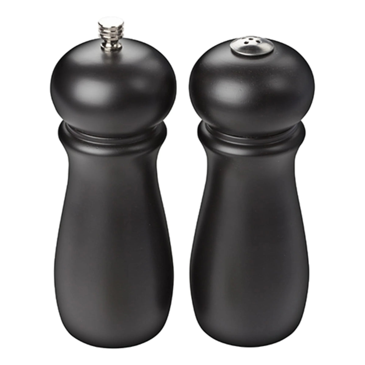6" Salt Shaker & Pepper Mill Set Rubberwood Set of 2 O585403