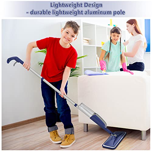 Wet Mops with 5X Washable Pads Spray Mops for Hardwood Floor Cleaning with 2X Bottles R879