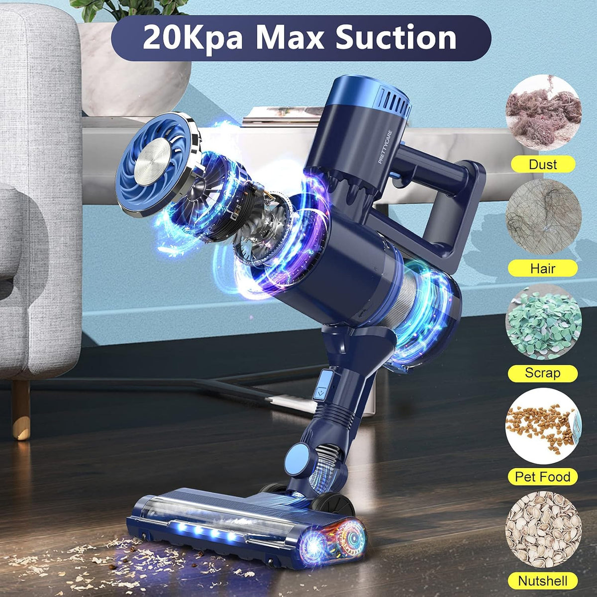 Cordless 4 in 1 Stick Vacuum Cleaner M25526