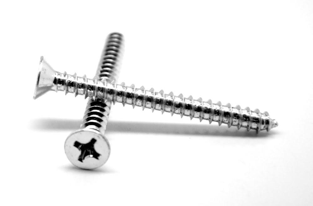 20 x 3/4x22 Sheet Metal Screw Phillips Flat Head Type AB Low Carbon Steel Zinc Plated A32407