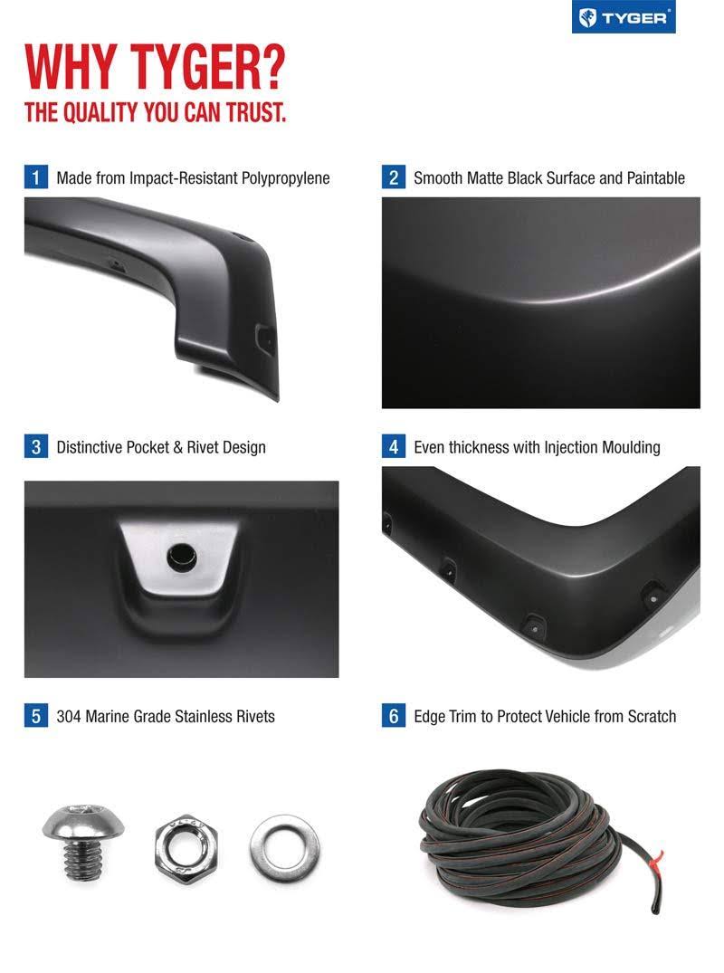 Paintable Smooth Matte Black Truck Bed Cover for Dodge Ram 1500 B564628