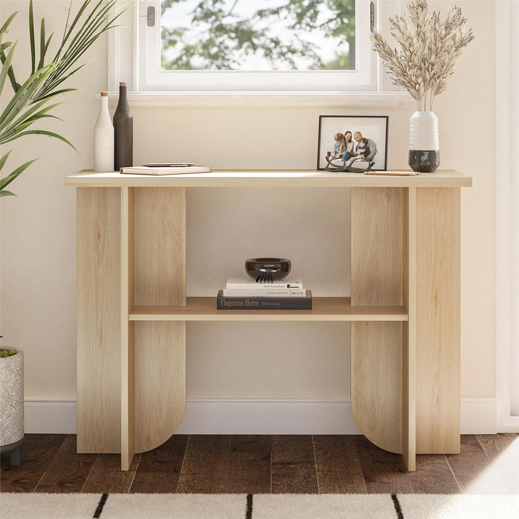 Light Oak Console Table D2253